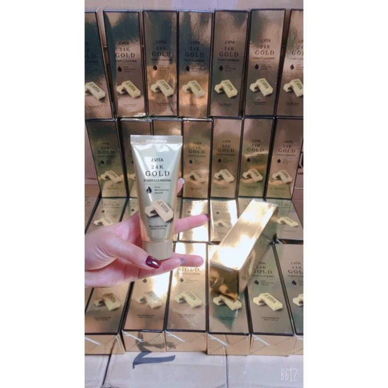 Sữa rửa mặt J.Vita 24k Gold Foam Cleansing