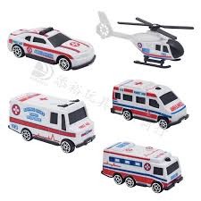 Mô hình xe cứu hỏa, xe cứu thương trang trí bánh kem, trang trí bánh sinh nhật