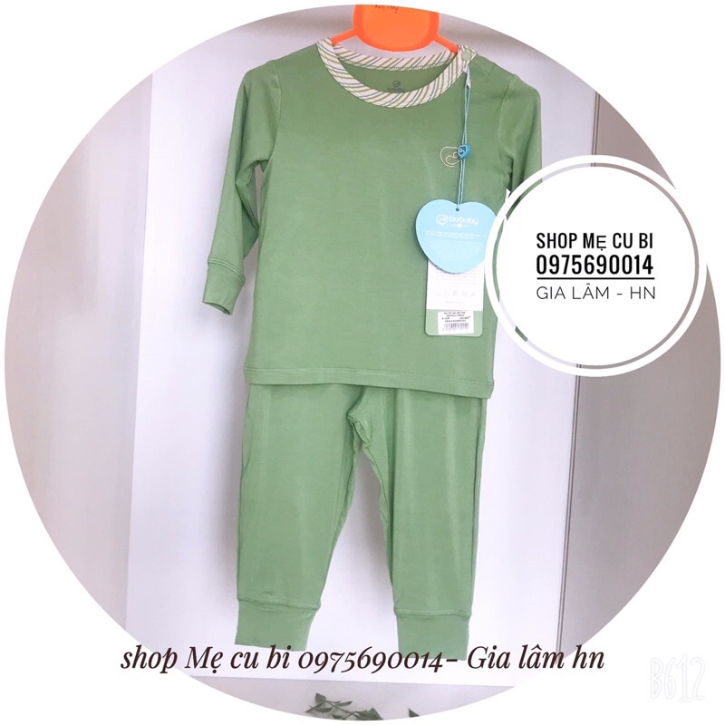 bộ dài tay cài vai bamboo
