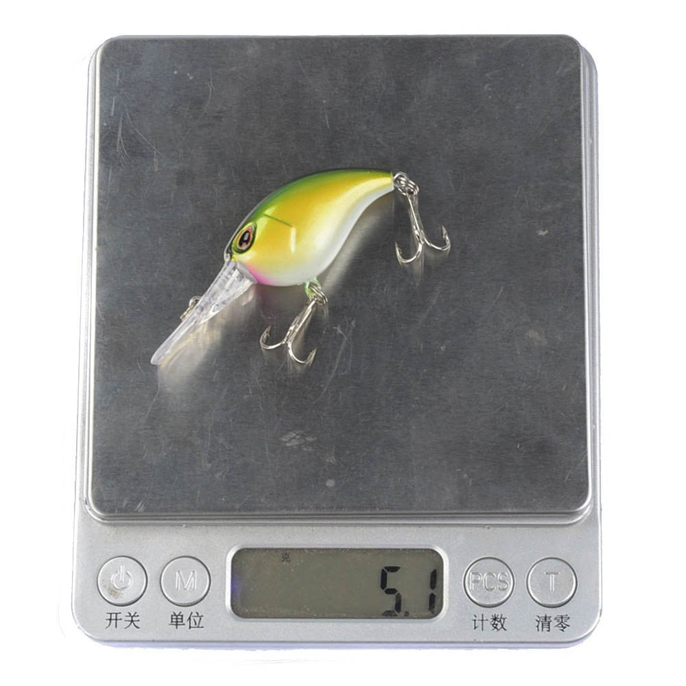 Mồi câu cá giả kiểu 3D bằng nhựa cứng 6cm/5.1g chất lượng cao