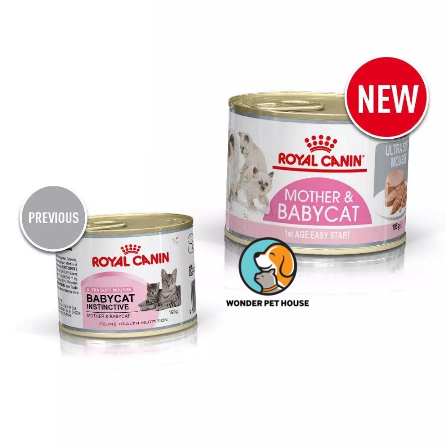 Pate lon 195g Royal Canin Mother and Baby Cat cho mèo con và mèo mẹ mang thai