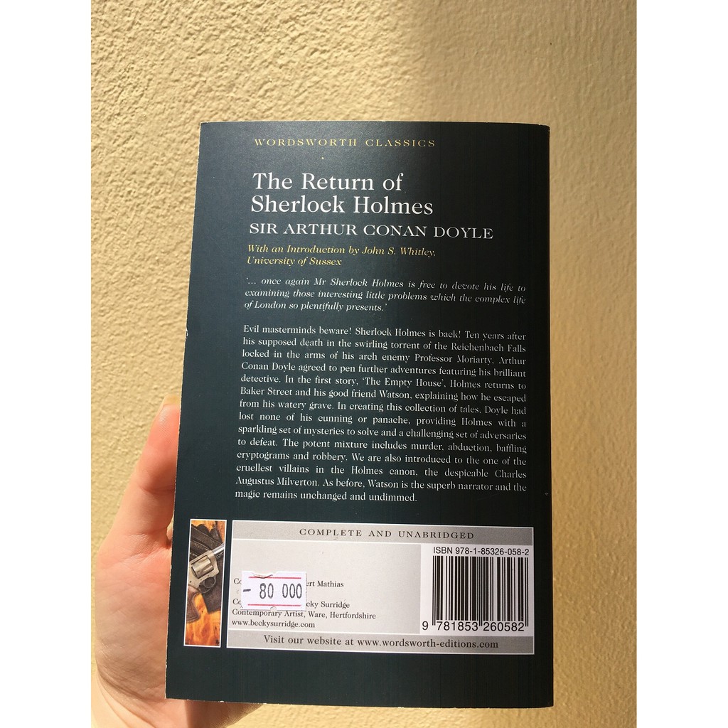 Sách Ngoại Văn: The Return of Sherlock Holmes