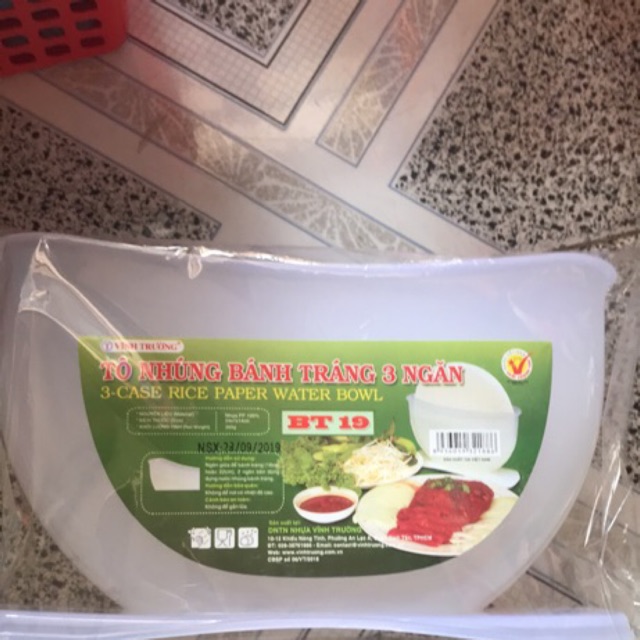 Nhúng bánh tráng 3 ngăn