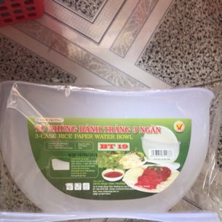 Nhúng bánh tráng 3 ngăn