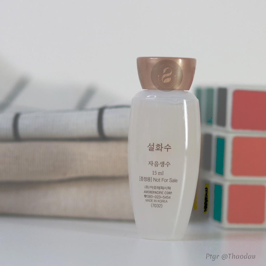 Sulwhasoo Concentrated Gingseng Renewing Water 15ml - Nước hoa hồng nhân sâm sulwhasoo - cân bằng da chống lão - 자음생수 | BigBuy360 - bigbuy360.vn