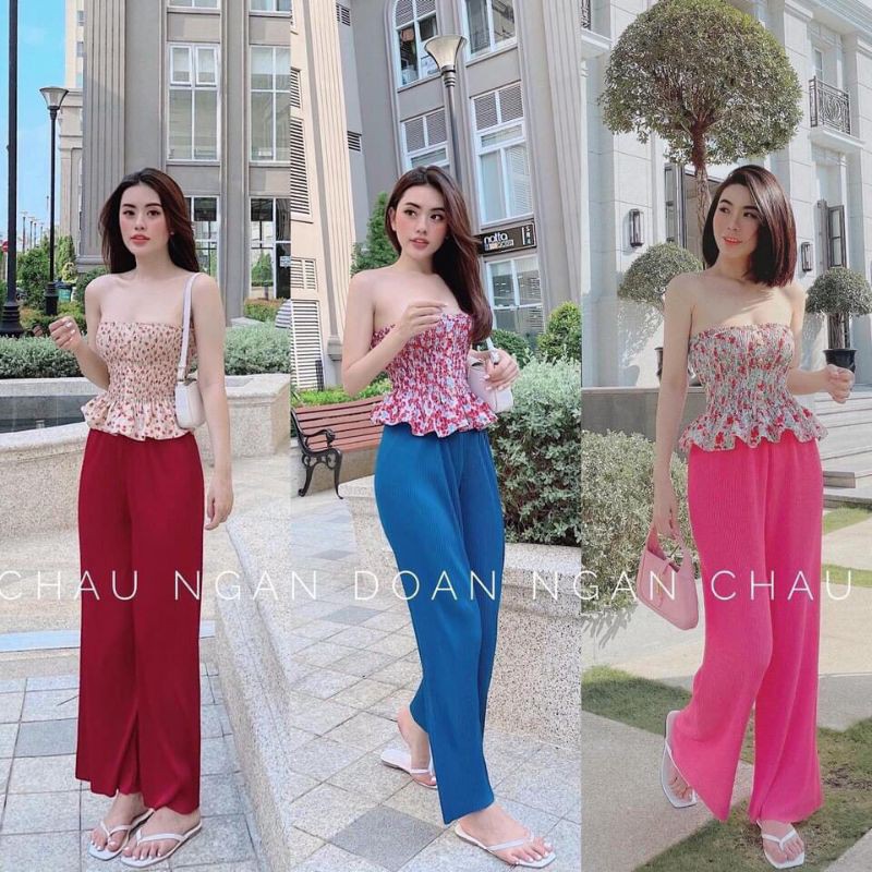 Set Áo Cup Kèm Quần Dập Ly