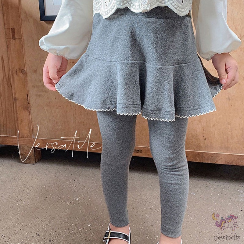 Quần Legging Màu Sắc Trơn Cho Bé Gái