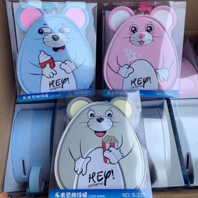 Két sắt mini hình chuột cute