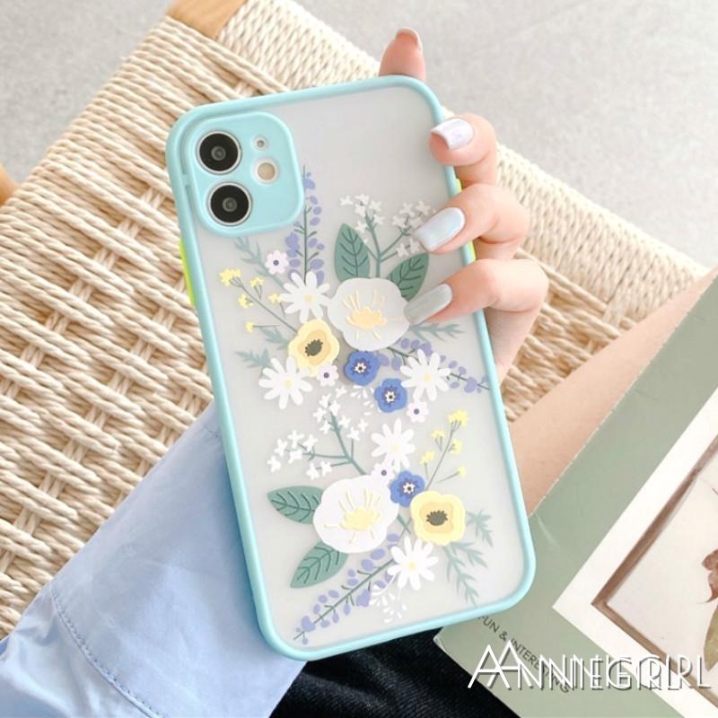 Ốp điện thoại TPU mềm họa tiết tranh vẽ hoa cho iPhone 11 Pro Max X Xs Max XR 8 7 Plus SE 2020