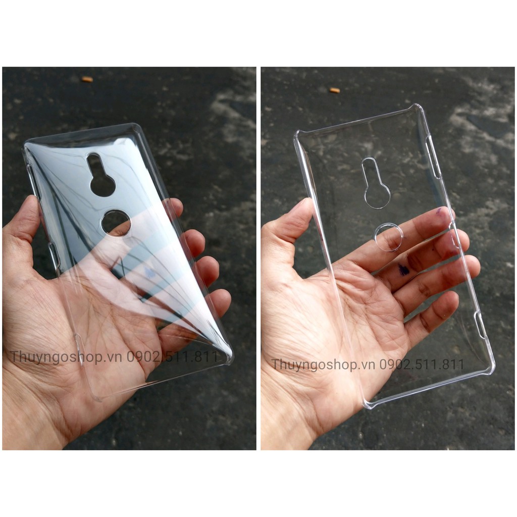 Sony Xperia XZ2 - XZ3 / Ốp cứng siêu trong suốt / mờ chống vân tay