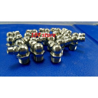 10 Chiếc Đầu Bơm Mỡ Bò thẳng cong phi 10 8 6
