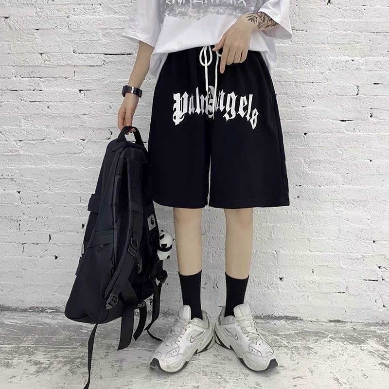 Quần short thun in Falm.Angless from unisex cho cả nam và nữ