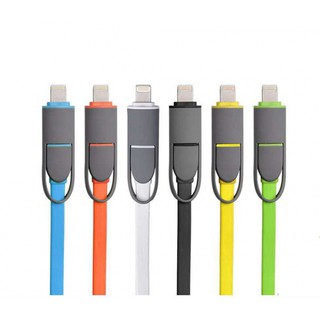 Cáp sạc Điện Thoại 2 in 1 cho iPhone567 & android