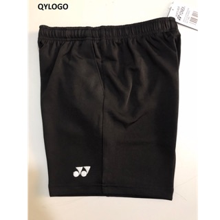 Quần cầu lông yonex đen trơn Nam QYLOGO