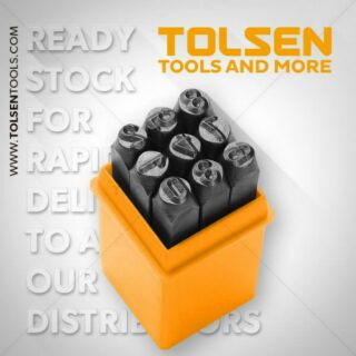 Tolsen chính hãng 25097 bộ đóng số 9 cây 6mm tolsen chất lượng cao