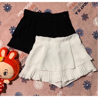 Quần tầng dập ly ( trắng, đen hồng nude) , chất liệu tuyết mưa ( s, m, l, xl ) ( ibox chọn size & màu )
