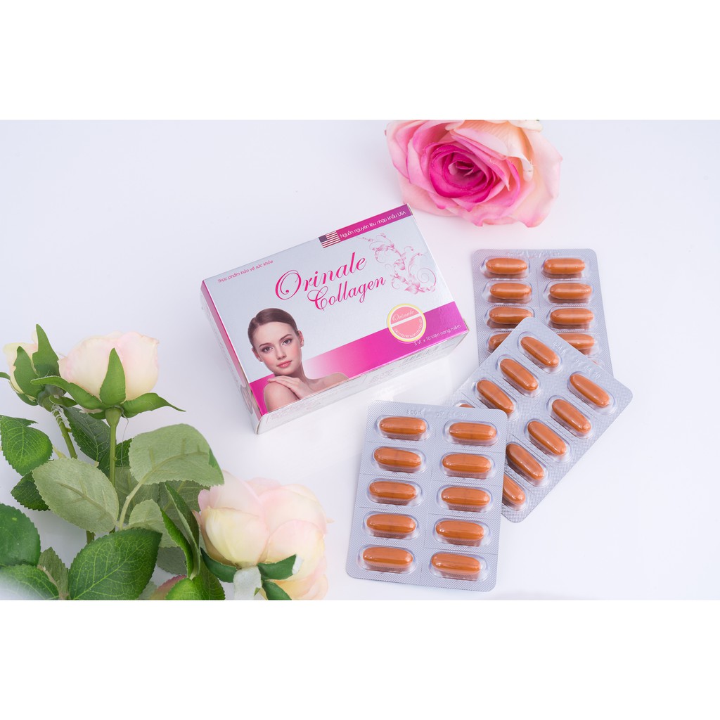 ORINALE COLLAGEN - viên uống trắng da- giảm nám- Ngăn ngừa sự lão hóa | Thế Giới Skin Care