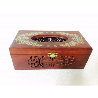 Hộp đựng giấy ăn gỗ cao cấp
