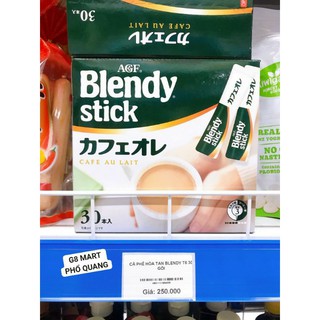 Cà phê hòa tan blendy stick nhật bản 30 gói