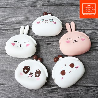 Ví silicon hình biểu cảm đáng yêu