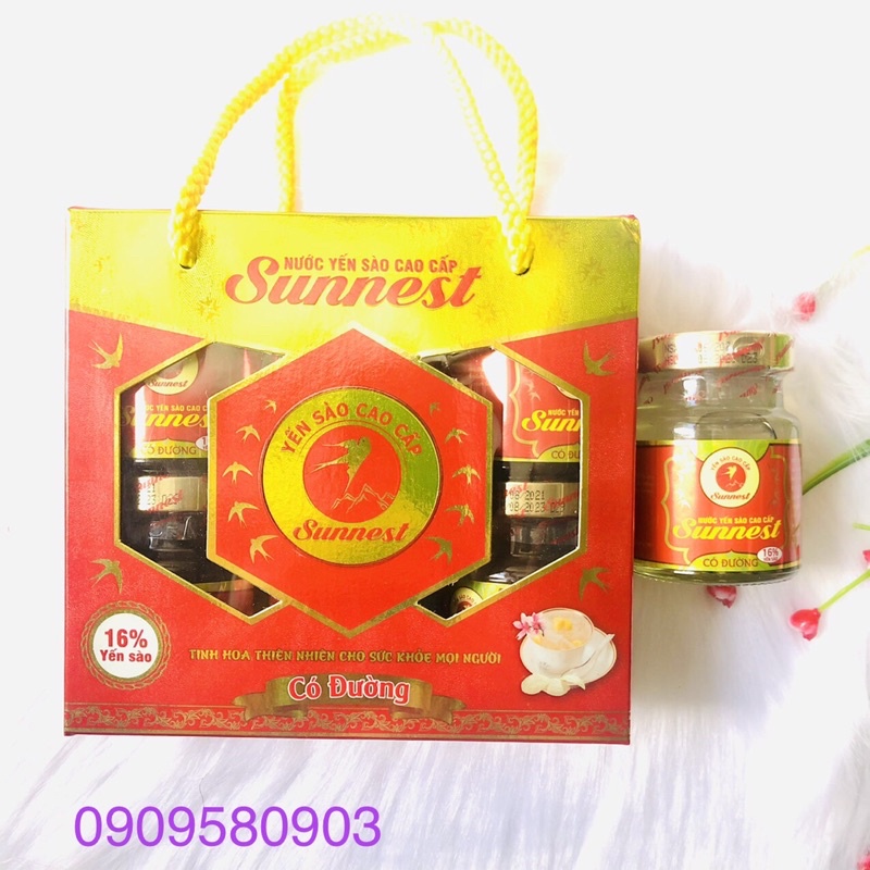 🌙 Nước yến sào cao cấp Sunnest⭐️ 16% Yến sào