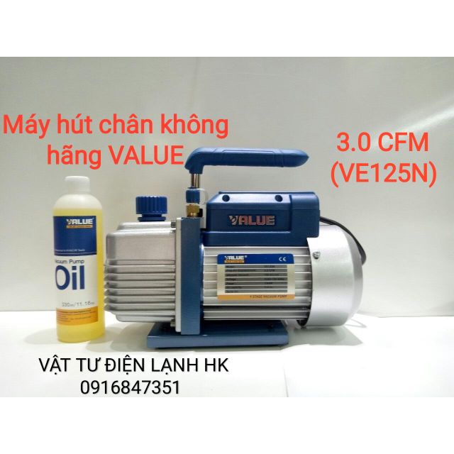 Máy hút chân không VALUE 3.0 CFM VE125N 3.0c