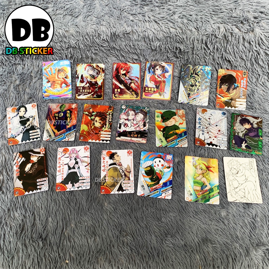 Thẻ nhân phẩm Anime, bộ thẻ bài tổng hợp các bộ manga HOT nhất hiện nay