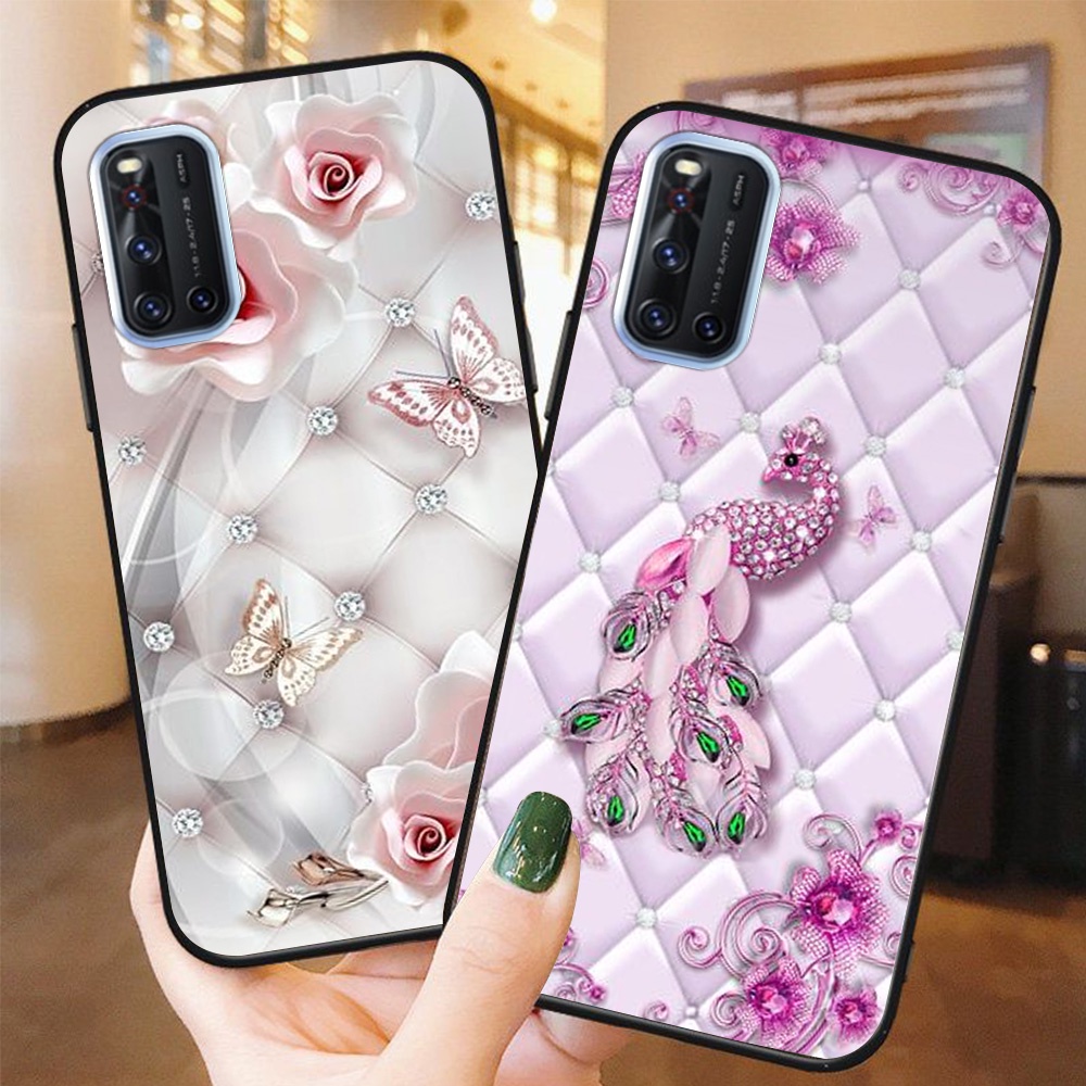 Ốp lưng điện thoại vivo v19 in hình phong cách nữ sang chảnh