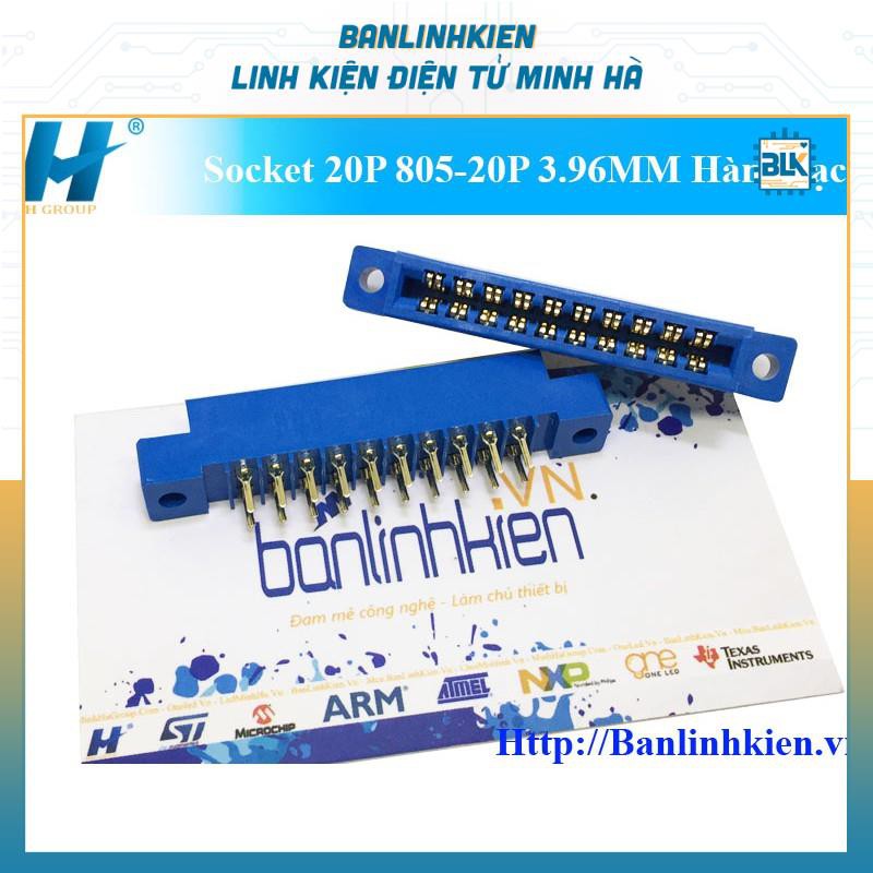 Socket 20P 805-20P 3.96MM Hàn Mạch