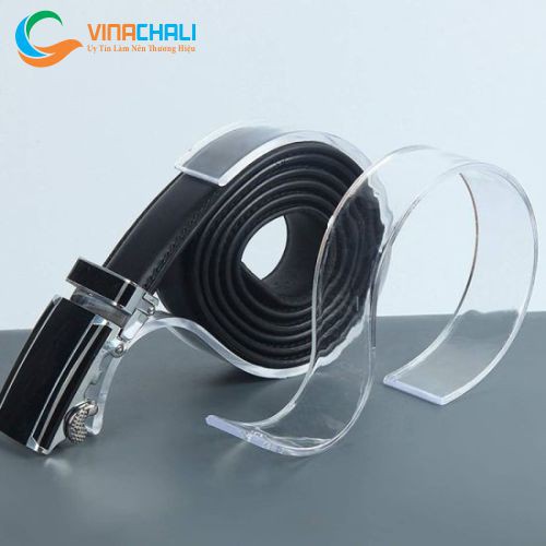 Kệ Mica Trưng Bày Thắt Lưng Dây Nịt Trong Suốt
