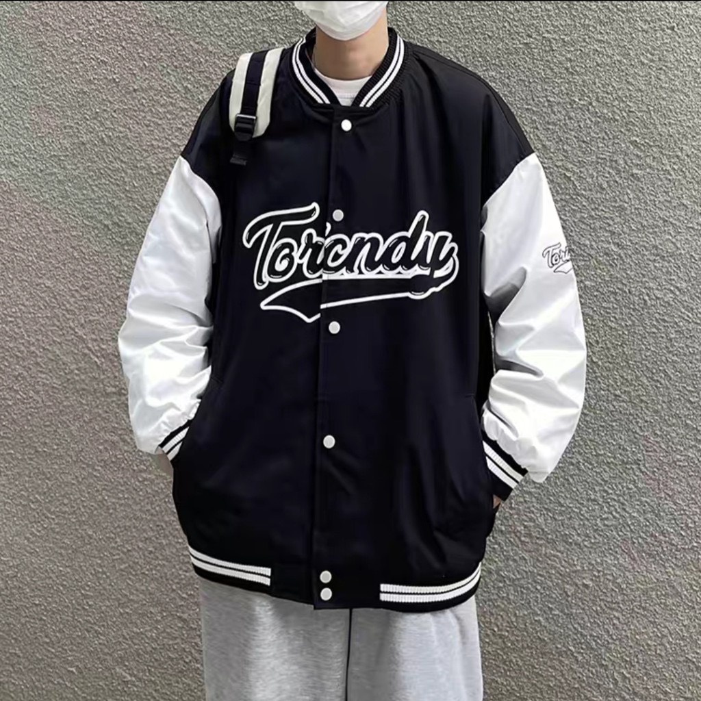 Áo khoác bomber dù TCRI.CNDY nam nữ form rộng Unisex 2 lớp Siêu Hot ulzzang Jacket Bomber Guvia