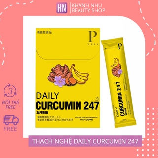 Thạch nghệ saffron vị chuối daily curcumin 247- 1 hộp 7 gói