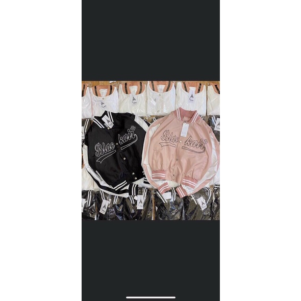 Áo Khoác Gió Bomber Hàn Quốc Black Dáng Rộng Nam Nữ Unisex Uzzlang Năng Động Trẻ Trung