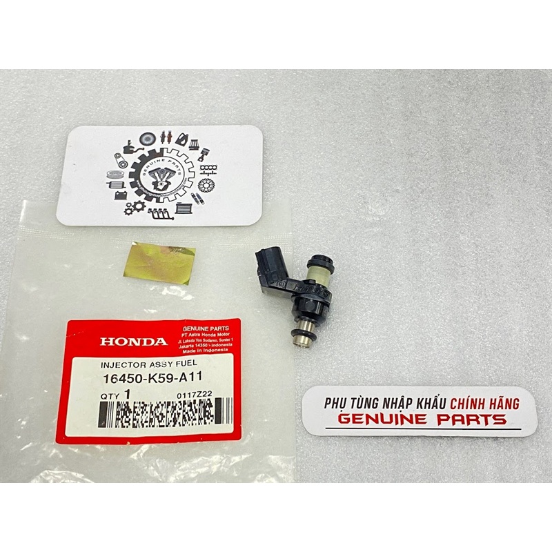 Kim phun VARIO, CLICK 150cc nhập khẩu Honda Indo 16450K59A11 / 16450K59A71