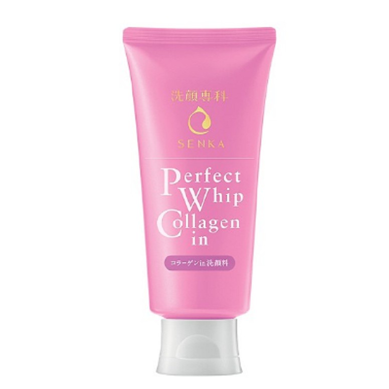 Sữa Rửa Mặt Senka Perfect Whip Collagen In Ẩm Mịn Và Săn Chắc Da (120g)