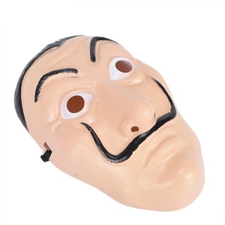 💥Mặt Nạ Hóa Trang Ngài Râu Kẽm Công Tước Bóng Đêm Nam Tước Quản Gia Đóng Phim Cosplay Halloween Da Vàng Độc Đáo💥 000627