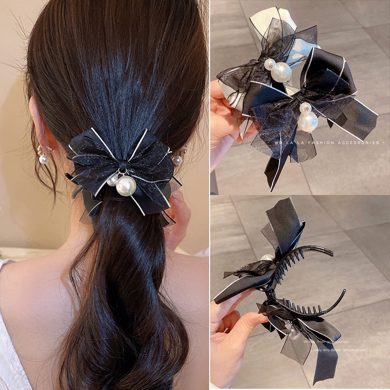 Kẹp Tóc Nơ Maruko Thời Trang Hàn Quốc Ngọt Ngào