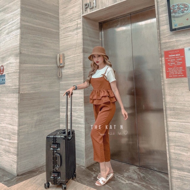 Set voan phối cam tây siêu xinh Hàng đẹp y hình