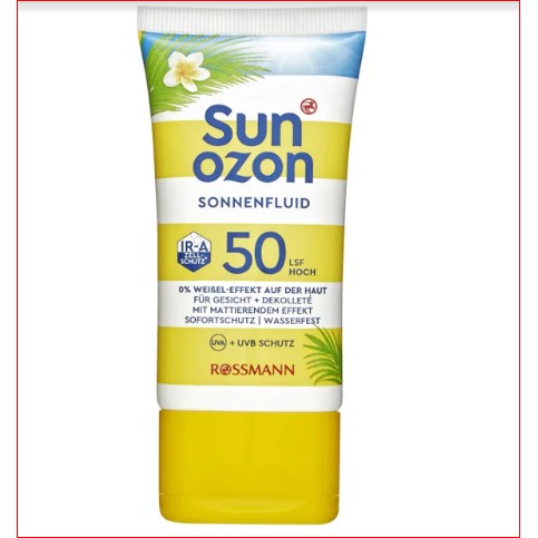 Kem chống nắng chuyên dụng cho mặt SunOzon Sonnenfluid 50 Hoch, hàng Đức