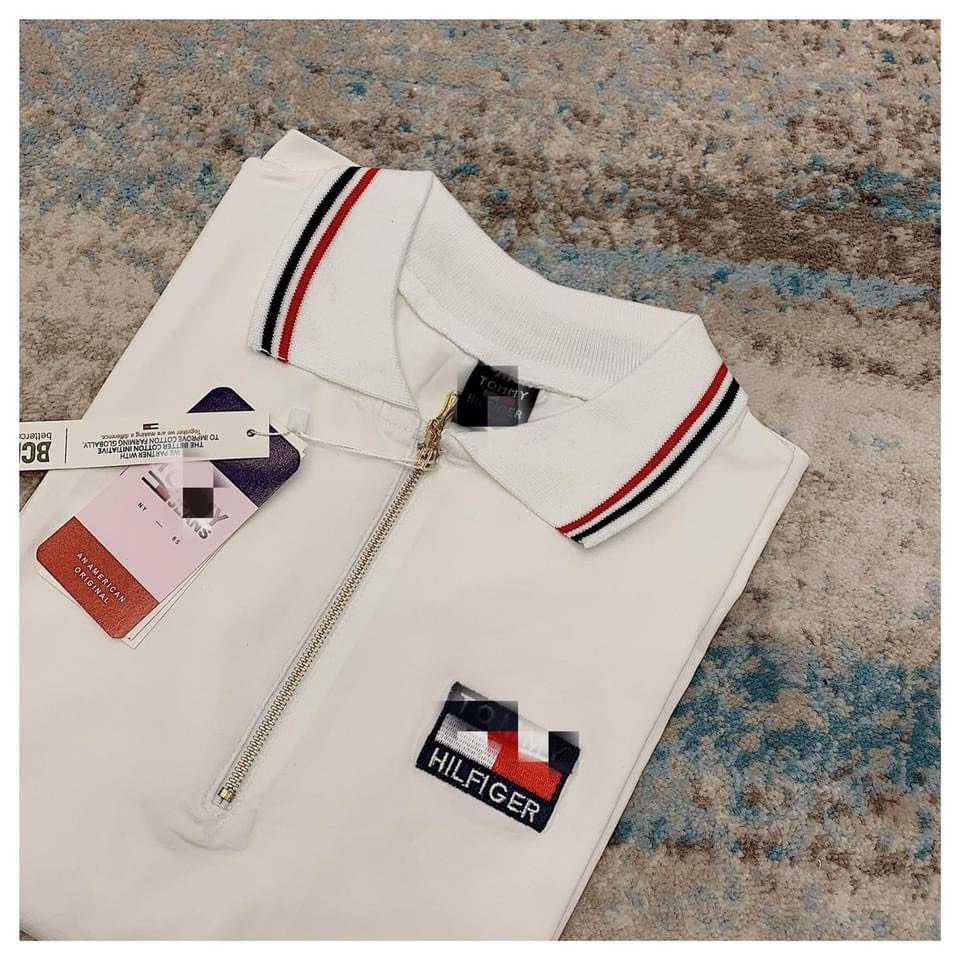 ÁO POLO TOMMY HILFIGER CỔ VIỀN KÉO KHOÁ