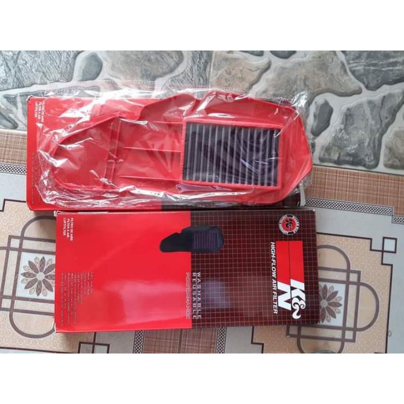 Lưới Bô E K&amp;N gắn cho Vario 2018- 2021 và Air blade 2013-2021