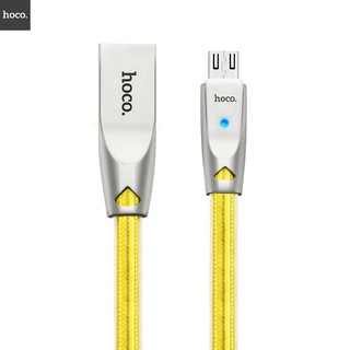 Cáp Sạc Cao Cấp Hoco U9 Micro USB | Type C | Lightning  dài 1.2M - Đèn Led