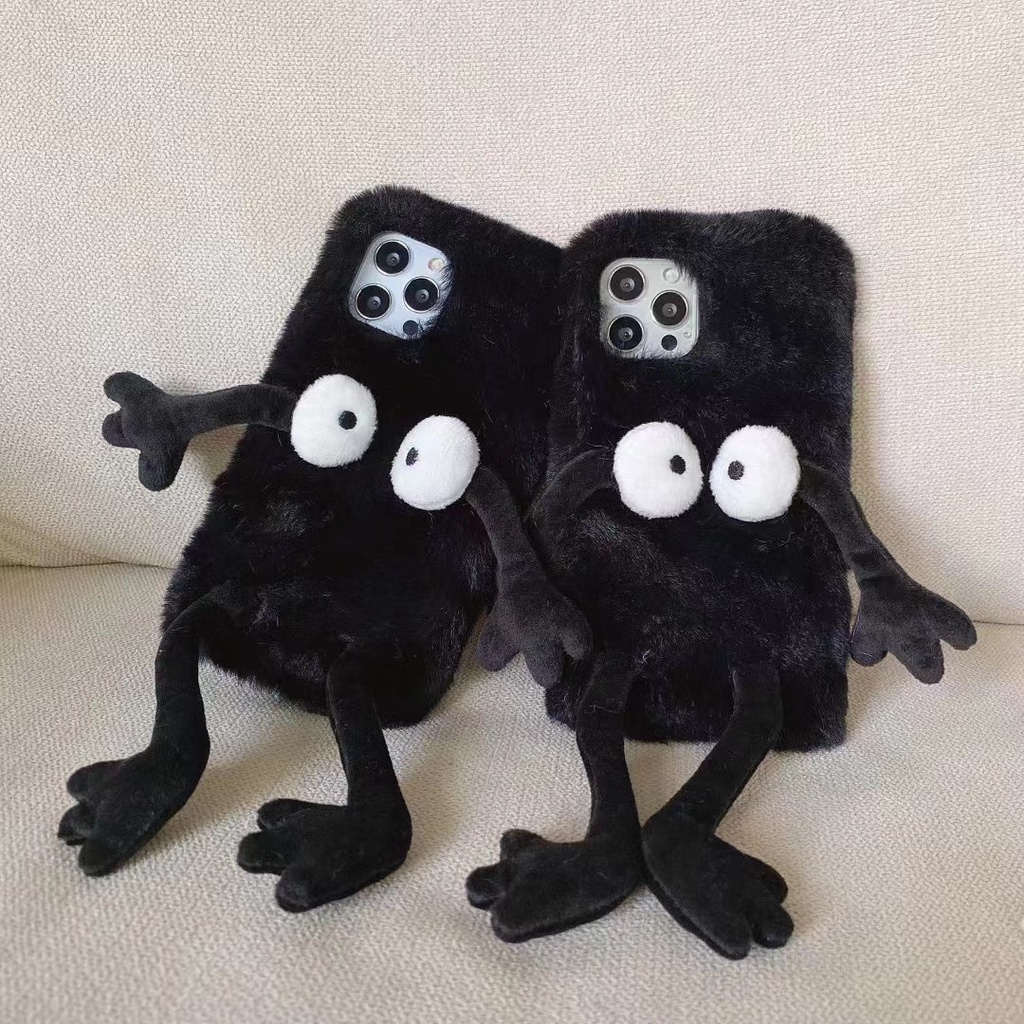 Ốp điện thoại hình bùi nhùi đáng yêu thích hợp cho Iphone 13 13pro Max11 Pro Max Xs M