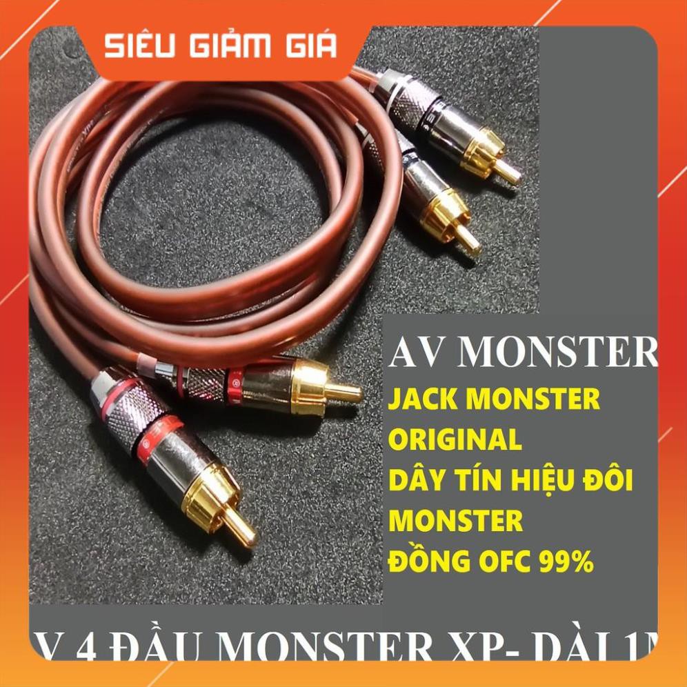 Dây AV 4 đầu RCA Monster XP dài 1m
