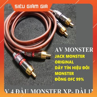 Dây AV 4 đầu RCA Monster XP dài 1m