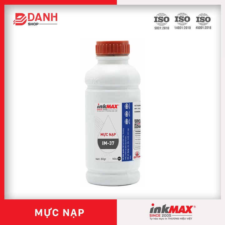 Mực nạp InkMAX IM-37 dùng cho hộp mực 35A, 36A, 78A, 83A, 85A, 88A, 328, 337