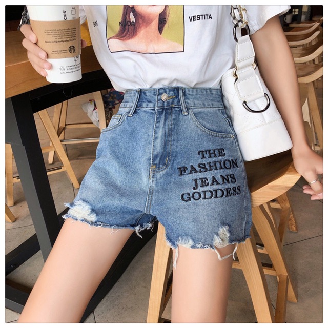 Quần short big size rách tua rua bao đẹp size lớn 75-85kg