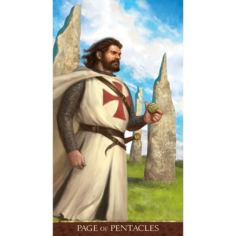Bộ Bài Knights Templar Tarot (Mystic House Tarot Shop) - Sản Phẩm Authentic Chính Hãng 100%