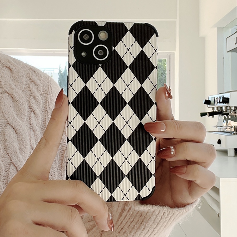 Ốp điện thoại họa tiết kim cương thời trang cho Samsung Galaxy A20 A30 A50 A10S A20S A30S A50S A02S A03S A52S A21S A01 A02 A11 A31 A51 A71 A12 A22 A32 A42 A72