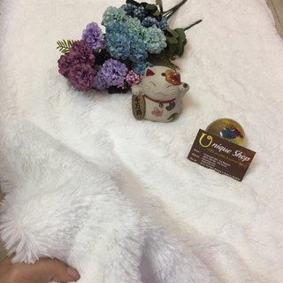 Thảm Lông Chụp hình- Thảm Trắng Sợi  giá rẻ